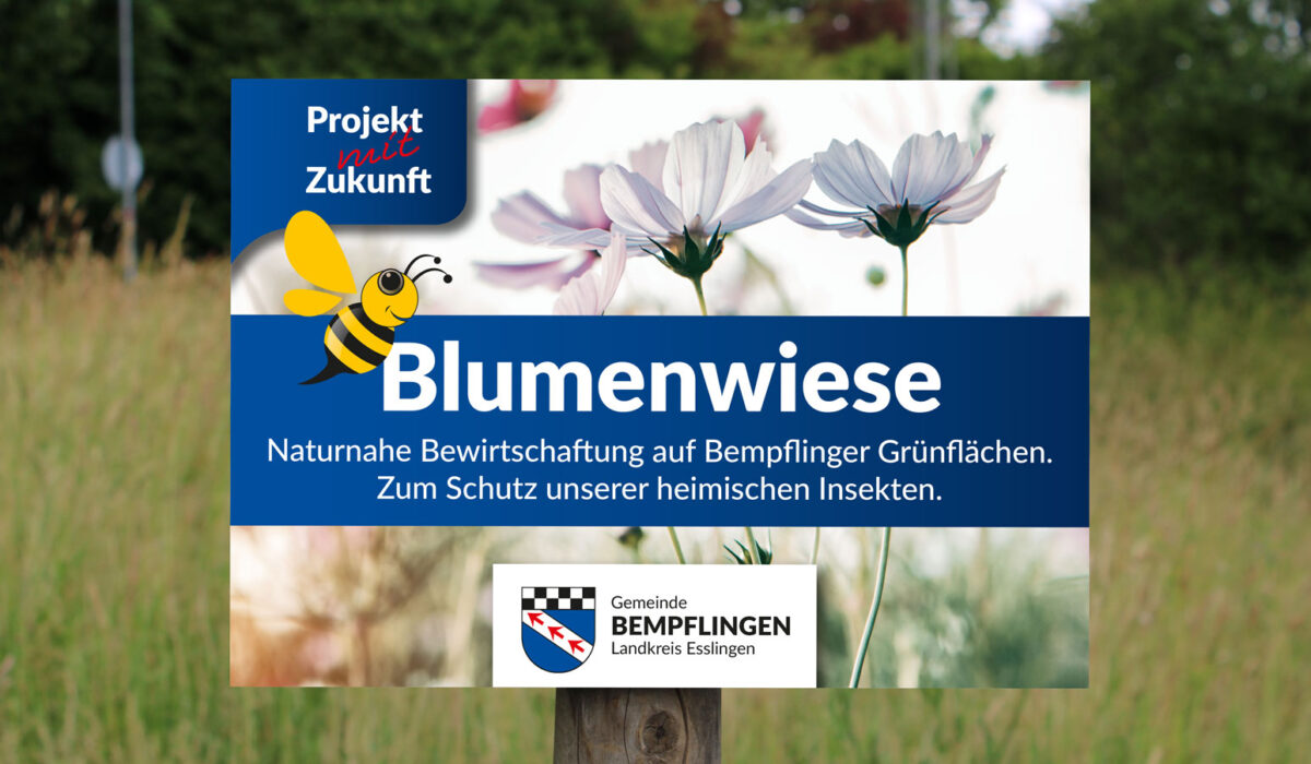 Gemeinde Bempflingen - Schild