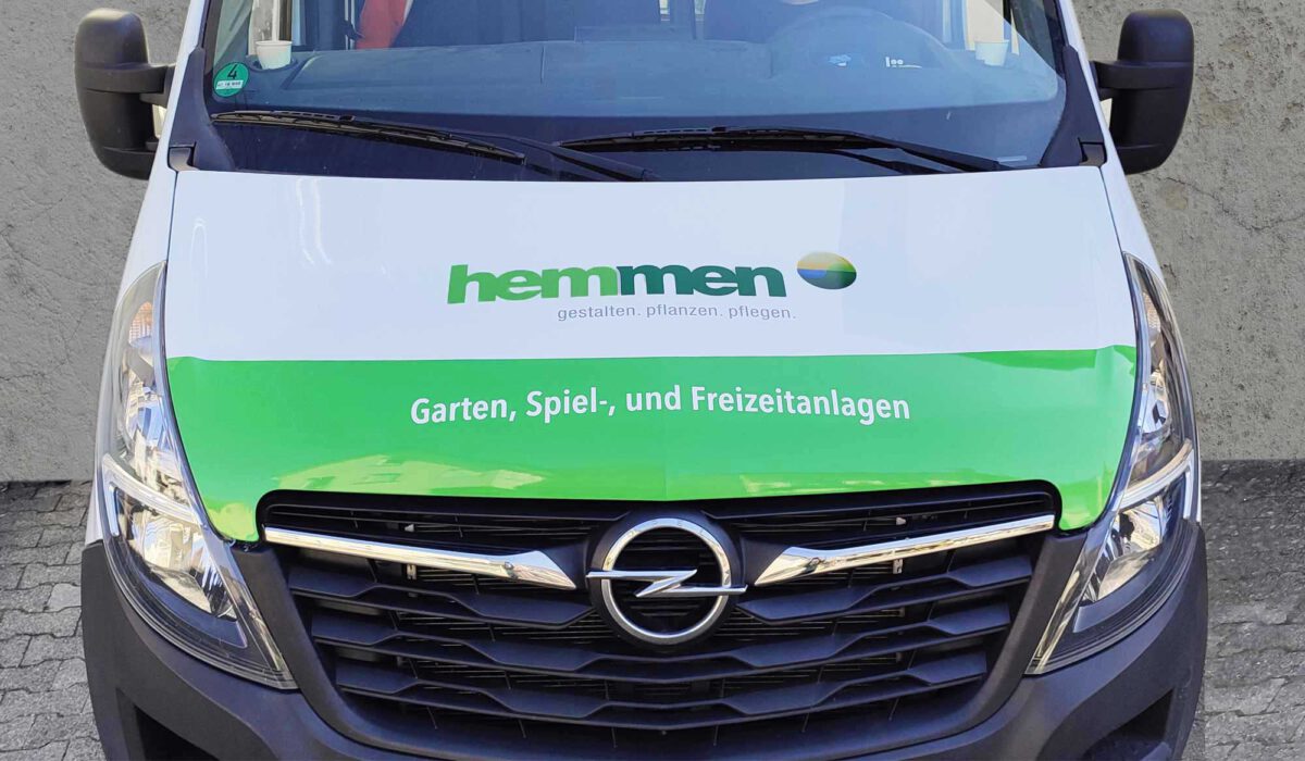 Hemmen Garten- u. Landschaftsbau - Fahrzeugbeschriftung,