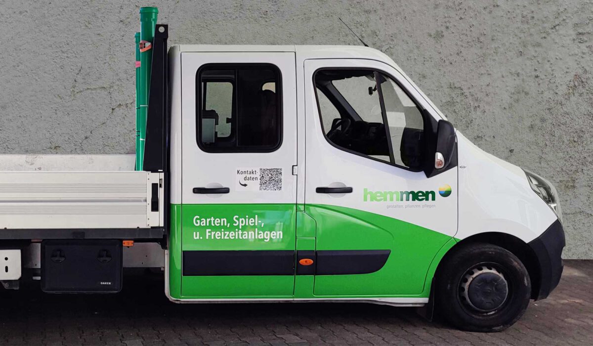 Hemmen Garten- u. Landschaftsbau - Fahrzeugbeschriftung,