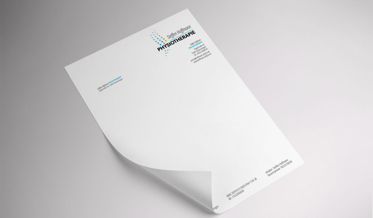 Steffen Hoffmann Physiotherapie - Briefbogen