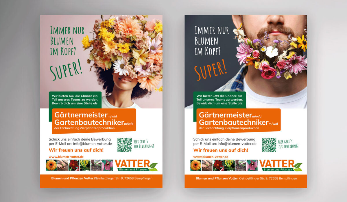 Blumen und Pflanzen Vatter - Personalsuche