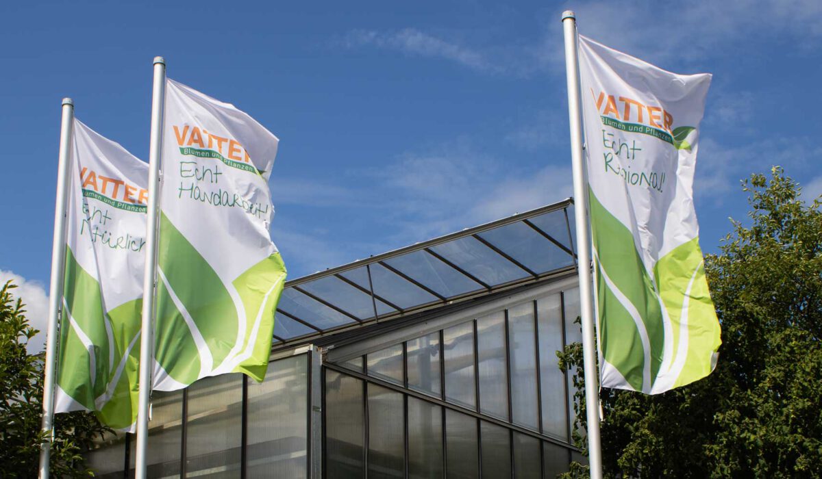 Vatter Blumen und Pflanzen - Hissfahnen